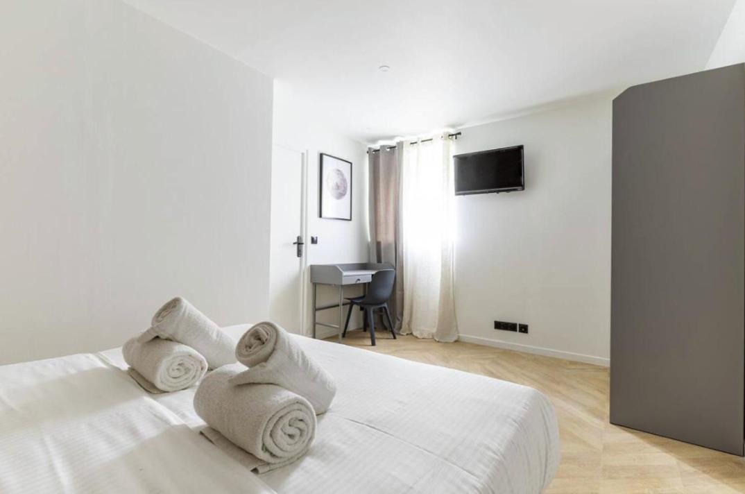 Chapelle/Ordener : Magnifique Appartement 1Br/4P Paris Exterior foto