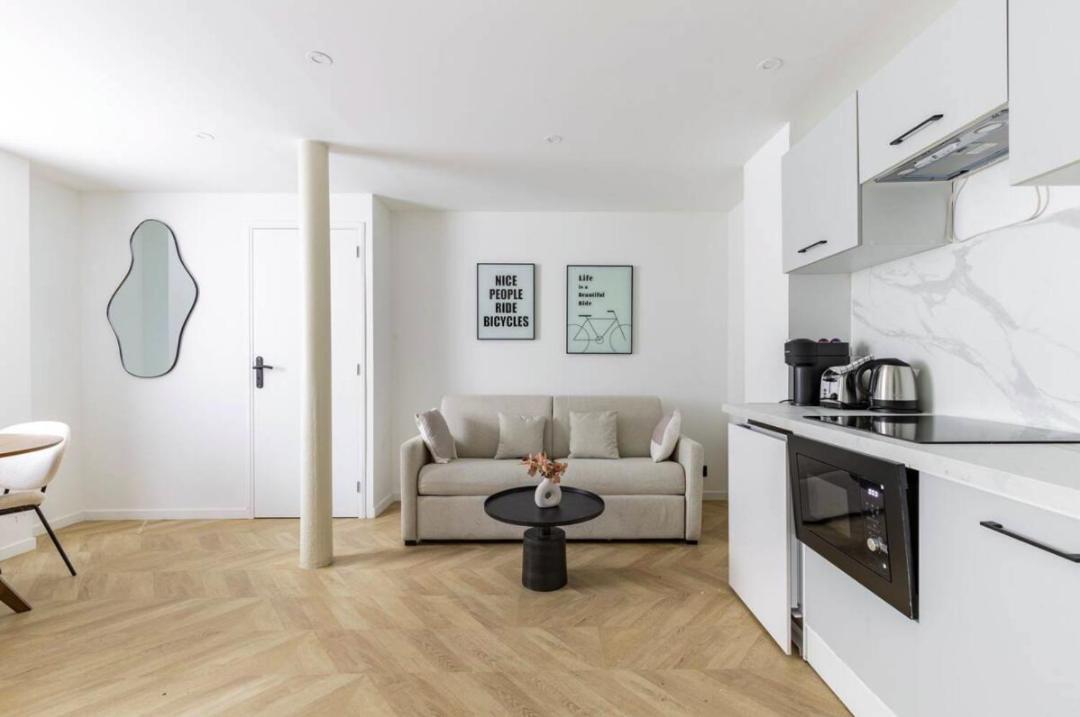 Chapelle/Ordener : Magnifique Appartement 1Br/4P Paris Exterior foto
